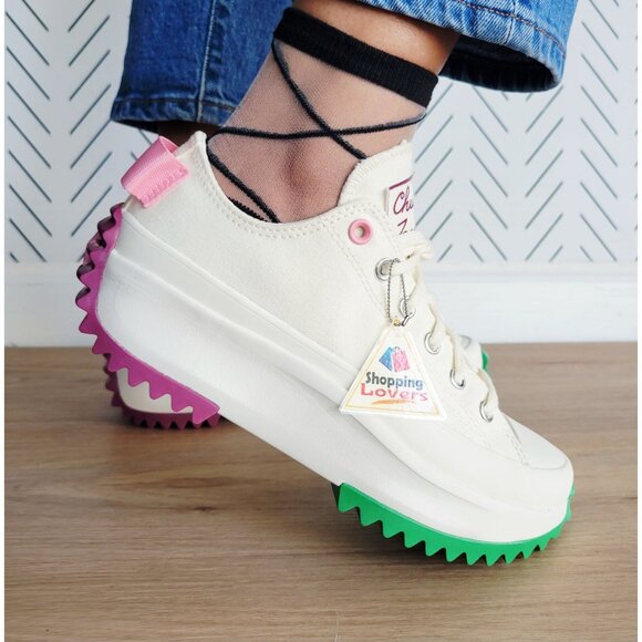 ❤️Converse Run Star Hike Platform Color Pop Sz 10 Women's Shoes Sneaker A14271C - Picture 4 of 12
